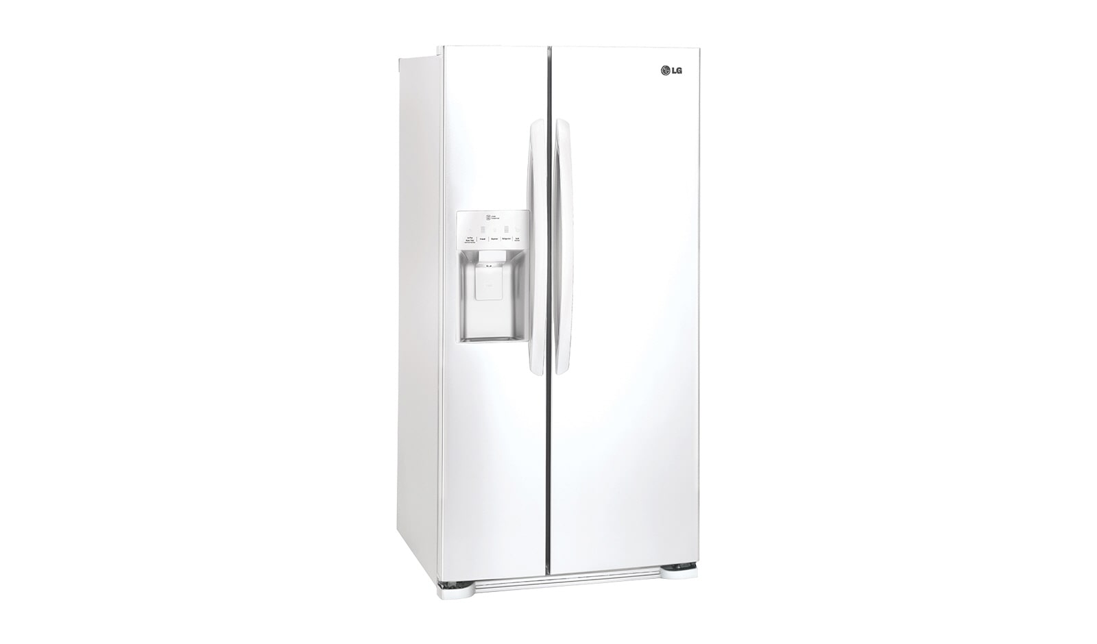 LG 33 INCH, 22 CU.FT. SIDE-BY-SIDE REFRIGERATOR WITH ICE AND WATER DISPENSER, LSXS22423W